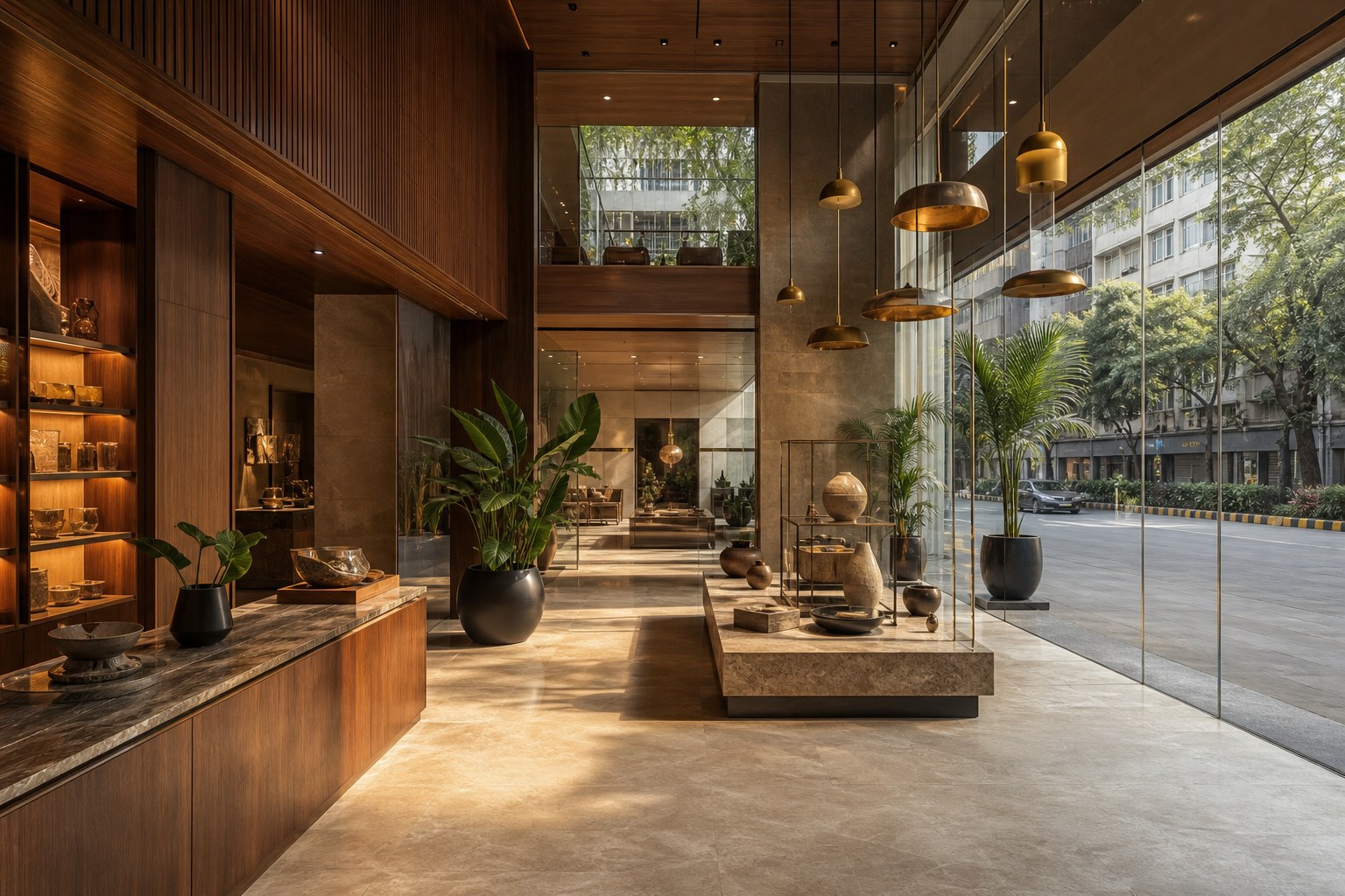 Contemporary commercial interior indicating the workplace approach for the Marine Lines project